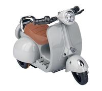Oshhni Accessorio per Bambola, Motocicletta, Personaggio dei Cartoni Animati, Libreria, Decorazione, Paesaggio, Oggetto di Scena, Bicicletta, Grigio