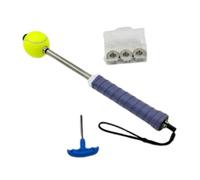 Oshhni Allenamento al Servizio nel Tennis con Feedback sonoro del Colpo, Asta di Riscaldamento Portatile, Strumento di Allenamento per Interni ed Esterni per, Style B