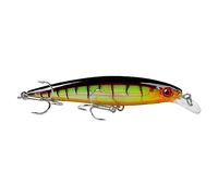 Oshhni Amo da Pesca Esca Galleggiante per pesciolino con Ganci Finto Portatile 11 cm Esca Dura Esca realistica Esca per, a