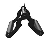 Oshhni Attacco per Barra Maniglia Double D Row, Palestra Domestica, Attrezzatura Fitness, Attacco per Cavo per Esercizi Robusto per Allenamento con, Maniglia a Forcella