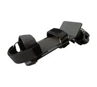 Oshhni Attrezzatura per Palestra Domestica con Barra per Tibia, Estensione per Le Gambe, Cinghia Regolabile, Attrezzo per Esercizi Ginocchio-Punta, Macchina, Foro da 25 Mm, Piedi Singoli