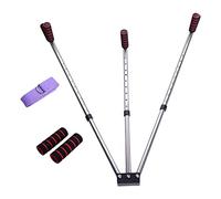 Oshhni Attrezzo per Esercizi di Stretching delle 3 Barre, Dispositivo di Allenamento, Macchina per Lo Stretching delle Gambe Divise, Divaricatore per, 9 buche