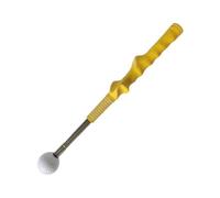 Oshhni Ausilio Retrattile per l'allenamento dello Swing da Golf, 40-67,5 cm, Asta per Esercizi di Riscaldamento, Allenamento della Presa per, Giallo