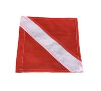 Oshhni Bandiera da Immersione e Bianca da Utilizzare con Boa Galleggiante, segnaletica per imbarcazioni, Bandiera da Immersione, da Sub per attività