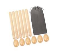 Oshhni Bastoncini Ritmici in Legno Giocattolo Educativo Musicale Strumenti per Bambini Giocattolo Ritmico per Bambini, Stile C