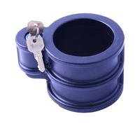 Oshhni Blocco del gancio di traino del cilindro, gancio di traino rimorchio, ricambio ad alte prestazioni, modifica affidabile con chiave, di per, Blu