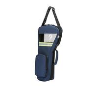 Oshhni Borsa a tracolla per bombola O2 con tasca, custodia protettiva professionale per bombola, per uso domestico, quotidiano, di emergenza, Blu Scuro 47x19x10cm