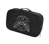 Oshhni Borsa da parrucchiere, borsa per attrezzi da barbiere, organizer portatile, per tagliacapelli, forbici, pettini e strumenti per tagliare i capelli, Style B, M