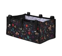 Oshhni Borsa da passeggio sotto il sedile, organizer multifunzionale e riutilizzabile, cestino per deambulatore, accessorio per oggetti essenziali, per donne, Trifogli Piccoli