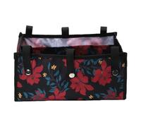 Oshhni Borsa da passeggio sotto il sedile, organizer multifunzionale e riutilizzabile, cestino per deambulatore, accessorio per oggetti essenziali, per donne, Fiori Grandi
