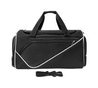 Oshhni Borsa da viaggio in palestra per abbigliamento per adulti impermeabili borse a per l'esercizio fisico, Nero