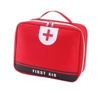 Oshhni Borsa di, Borsa Medica di Emergenza, Custodia per Il Trasporto, Professionale per Forniture di Emergenza, Multifunzionale per Scuola, Rosso
