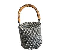 Oshhni Borsa per Secchio Da Donna Borsa a per Gli Acquisti di Pendolarismo, Argento