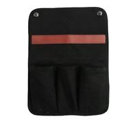 Oshhni Borsa Portaoggetti da Bracciolo per Sedia da Campeggio, Organizer Laterale da Appendere alla Sedia da Toilette, Nero