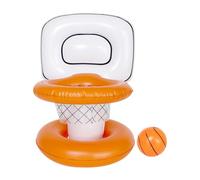 Oshhni Canestro da Basket Galleggiante per Piscina, Gioco Acquatico Portatile con Palla, Ideale per Feste di Compleanno, Gite e in Giardino.