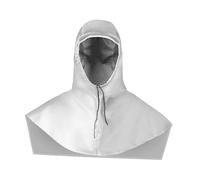 Oshhni Cappello con scialle impermeabile, copricapo essenziale antipolvere per lavori di levigatura e verniciatura in fabbrica, dispositivi di protezione del, Grigio