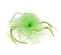 Oshhni Cappello Da Cerimonia con Clip Da Uomo, Cappello Da Derby Da Donna, Cappello Da Tè, Cappelli Da Chiesa, Verde lime