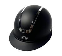 Oshhni Casco da Equitazione Professionale, equipaggiamento equestre, Cappello da Cavaliere Antiurto, Accessorio Multifunzionale per l'equitazione, Nero Opaco