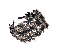 Oshhni Cerchietto con strass scintillanti e dente, cerchietto per capelli scintillante, cerchietto largo per donne, riunioni, amici, feste, ragazze