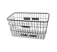 Oshhni Cestino portaoggetti in Filo Metallico per Bici, Supporto Universale, Cestino portaoggetti Rinforzato Senza Coperchio per Accessori per Bici, Size L