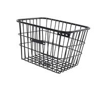 Oshhni Cestino portaoggetti in Filo Metallico per Bici, Supporto Universale, Cestino portaoggetti Rinforzato Senza Coperchio per Accessori per Bici, Size S