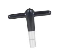 Oshhni Chiave del tamburo Strumento hardware a percussione Maniglia a T Robusta chiave di regolazione del tamburo antiscivolo per feste e appassionati di, Nero