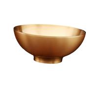 Oshhni Ciotola tibetana Ciotola di rame, decorazione da scrivania Ornamento Buddha Adorazione Utensile Forniture Meditazione Ciotola Acqua Santa