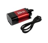 Oshhni Compressore per aerografo per modellismo, silenzioso, piccolo, compatto, con pompa a spruzzo, ricaricabile, portatile e per aerografo.