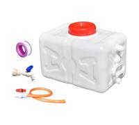 Oshhni Contenitore Portatile per Acqua, brocca con Tubo Flessibile, Secchio Orizzontale per Uso Alimentare, Bianco 15kg