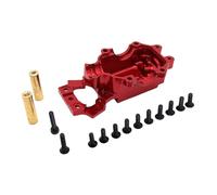 Oshhni Copertura Inferiore del Cambio Anteriore per Auto RC 1/14, Scatola del differenziale Portatile, Sostituzione Robusta e Leggera dell'alloggiamento, Rosso