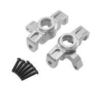 Oshhni Coppa sterzo Anteriore per Auto RC 1/14 Robusta Multifunzione Facile da installare Ricambi modificati Ricambi in Metallo Accessori per Auto RC, Argent