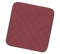 Oshhni Cuscino per sedia trapuntato, accessorio riutilizzabile, multiuso, design a 4 strati, per casa e viaggio, 56x53 cm, Rosso