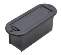 Oshhni Custodia per batteria per pickup attivo da 9 V per chitarra attiva, basso, scomparto per batteria portatile professionale