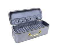 Oshhni Custodia per bracciali, Organizer per Gioielli, Contenitore per Gioielli, espositore per bracciali per Matrimoni, Arte, Artigianato, fiere, Grigio