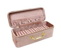 Oshhni Custodia per bracciali, Organizer per Gioielli, Contenitore per Gioielli, espositore per bracciali per Matrimoni, Arte, Artigianato, fiere, Rosa