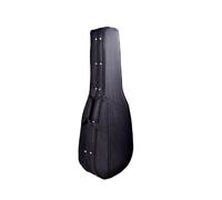 Oshhni Custodia rigida per chitarra folk, borsa per chitarra folk, protezione rigida da viaggio con fodera in schiuma, scatola per chitarra, 41 pollici