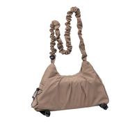 Oshhni da palestra per donna, a tracolla, casual, alla moda, con chiusura a cerniera e scomparto per scarpe, per andare al lavoro, fare shopping, Beige