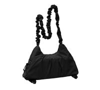 Oshhni da palestra per donna, a tracolla, casual, alla moda, con chiusura a cerniera e scomparto per scarpe, per andare al lavoro, fare shopping, Nero