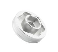 Oshhni Dado dell'asse Posteriore da 60 mm, Manicotto di smontaggio e Montaggio del Dado dell'asse Posteriore da 1/2 Pollice, Argento