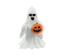 Oshhni Decorazione Ornamentale per la Scultura di Halloween, Statuetta spettrale in Resina, per Soggiorno, Festa a Tema Festivo, Tenendo La Zucca