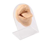 Oshhni Display per la parte del corpo del modello della lingua della bocca in silicone Display per l'istruzione degli strumenti per la pratica, Carne