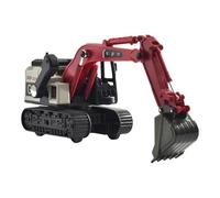 Oshhni Escavatore Giocattolo, Escavatore, Veicolo da Costruzione, Gioco fantasioso, Regalo di Compleanno, Modello educativo, Camion da Costruzione, Grigio