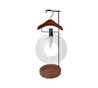 Oshhni Espositore per di colori per unghie, base in legno, da tavolo, professionale, elegante, strumento per manicure per la pratica di formazione, Gruccia Marrone