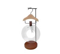 Oshhni Espositore per di colori per unghie, base in legno, da tavolo, professionale, elegante, strumento per manicure per la pratica di formazione, Appendiabiti Marrone Chiaro