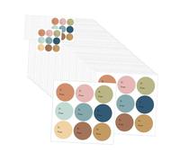 Oshhni Etichette adesive per Regali, 300 Pezzi, Etichette Colorate per Regali, con Nome per Feste di, Shower, barattoli, Set C