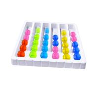 Oshhni Giocattoli per l'ordinamento dei colori, gioco di restituzione delle palline colorate, regalo di riconoscimento, giocattolo di apprendimento