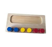 Oshhni Giocattolo con pioli di legno, educazione precoce, regalo di compleanno per bambini in età prescolare, giocattolo sensoriale per la coordinazione