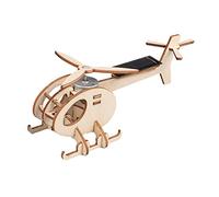 Oshhni Giocattolo Solare in Legno Esperimento Modello Nave Aereo Kit Scienza Manuale per Bambini Adatto a Scenari di Educazione Domestica E, Aereo