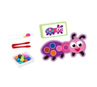 Oshhni Gioco di Abbinamento di Perline E Clip in Legno, per La Coordinazione Occhio-mano E L'apprendimento Dei Colori in Età Prescolare, Style a, Taglia unica bambino