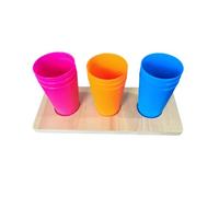 Oshhni Gioco di Bicchieri impilabili Gioco di Allenamento con Bicchieri veloci per velocità di Reazione coinvolgente Set